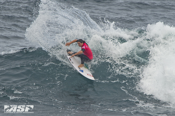 Tyler Wright (AUS) will match up against Sally Fitzgibbons (AUS) in the Semifinals. PIC ASP/Robertson