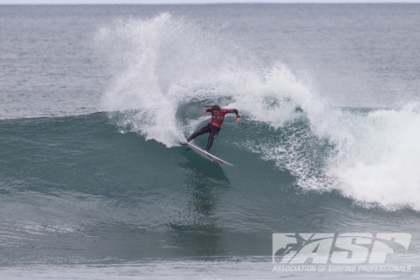 Tyler Wright (AUS), 18, current ASP WCT No. 1, into the Finals of the Rip Curl Women's Pro Bells Beach.