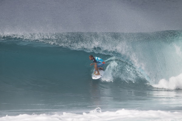 Wildcard Mitch Crews (AUS), 23, will surf against 11-time ASP World Champion Kelly Slater (USA), 41, in Heat 9 of Round 3 when Billabong Pipe Masters competition resumes.