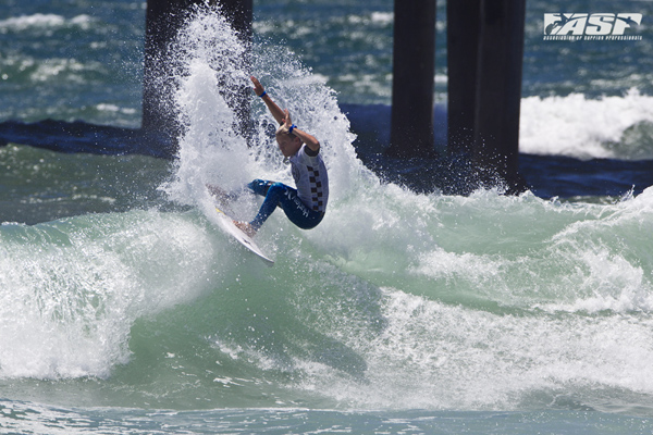 Mitch Crews (Gold Coast, QLD/AUS) advancing into the Round of 24 at the US Open today. Pic ASP/Rowland