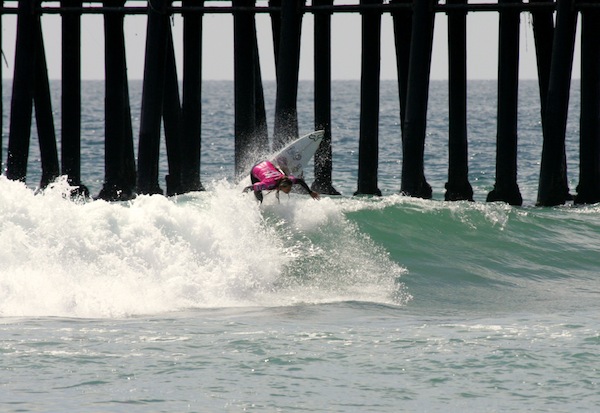 Australia's Keeley Andrew, 18, earned the highest scores on opening day of the Ford Supergirl Pro.