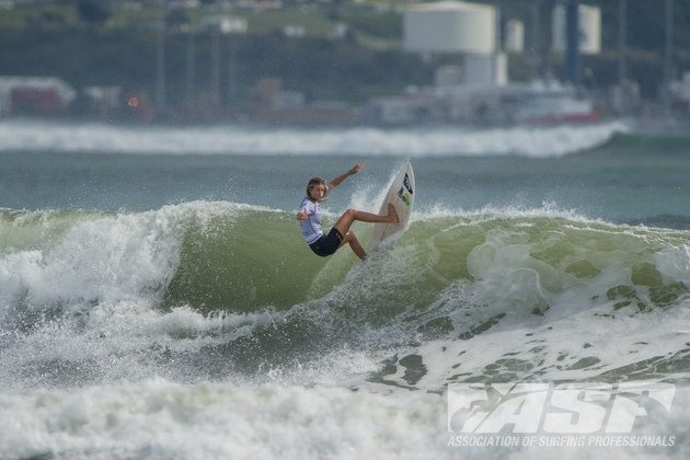 ASP Women's WCT Rookie Bianca Buitendag (ZAF), 19, will surf in Heat 2 of Round 3 at the TSB Bank NZ Surf Festival. 