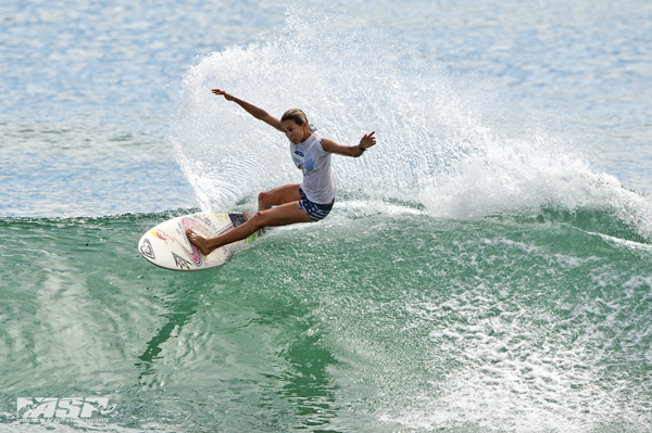 Sally Fizgibbons (AUS), today's top performer. Pic ASP/Will H-S