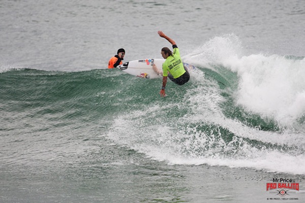 Jordy Smith earned the event's highest scores on day four of the ASP Prime Mr Price Pro Ballito.