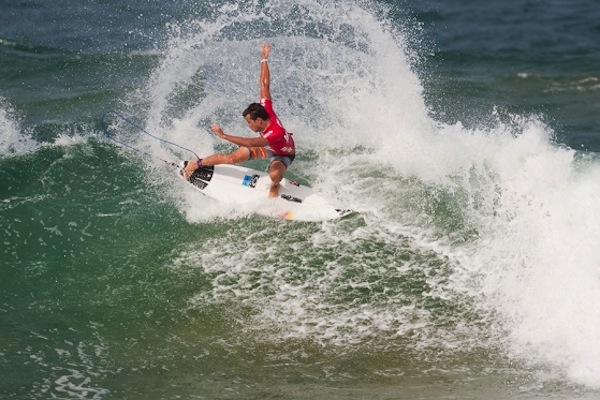 Julian Wilson posted a 9.87 and 8.67 to lead day two of the ASP Prime Mr Price Pro Ballito.