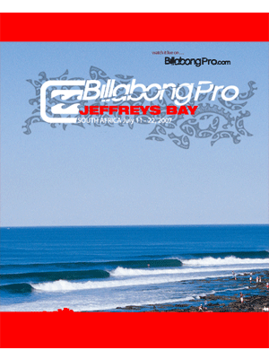 Billabong Pro Jeffreys Bay J-Bay South Africa Surf Contest Poster