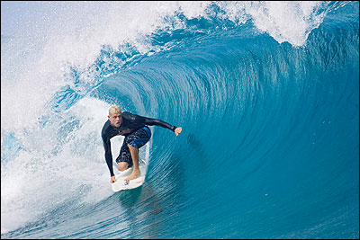 Mick Fanning Teahupoo.  Pic credit ASP Tostee