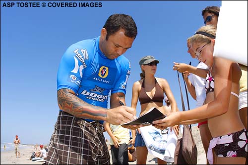 Sunny Garcia Boost Mobile Pro Surf Contest Lower Trestles.  Photo Credit ASP Media