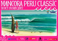 Mancora Peru Classic Surf Contest Poster