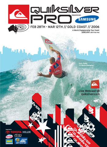 Quiksilver Pro Gold Coast 2007 Event Poster
