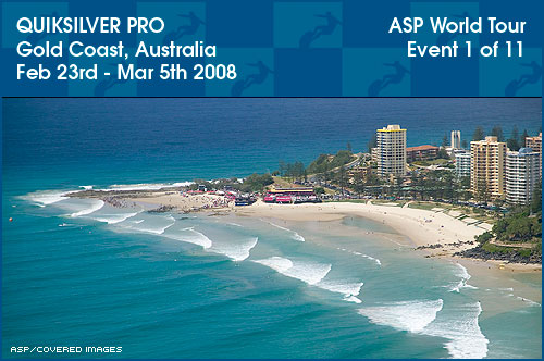 Quiksilver Pro Gold Coast Surf Contest 2008